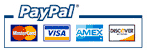 Paypal credit cards accepted